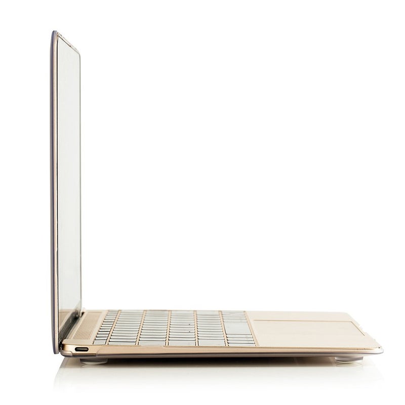 RUBAN Case Compatible with MacBook 12 Inch A1534 - Slim Snap On Hard Shell Protective Cover and Keyboard Cover, Frost White - Image 5